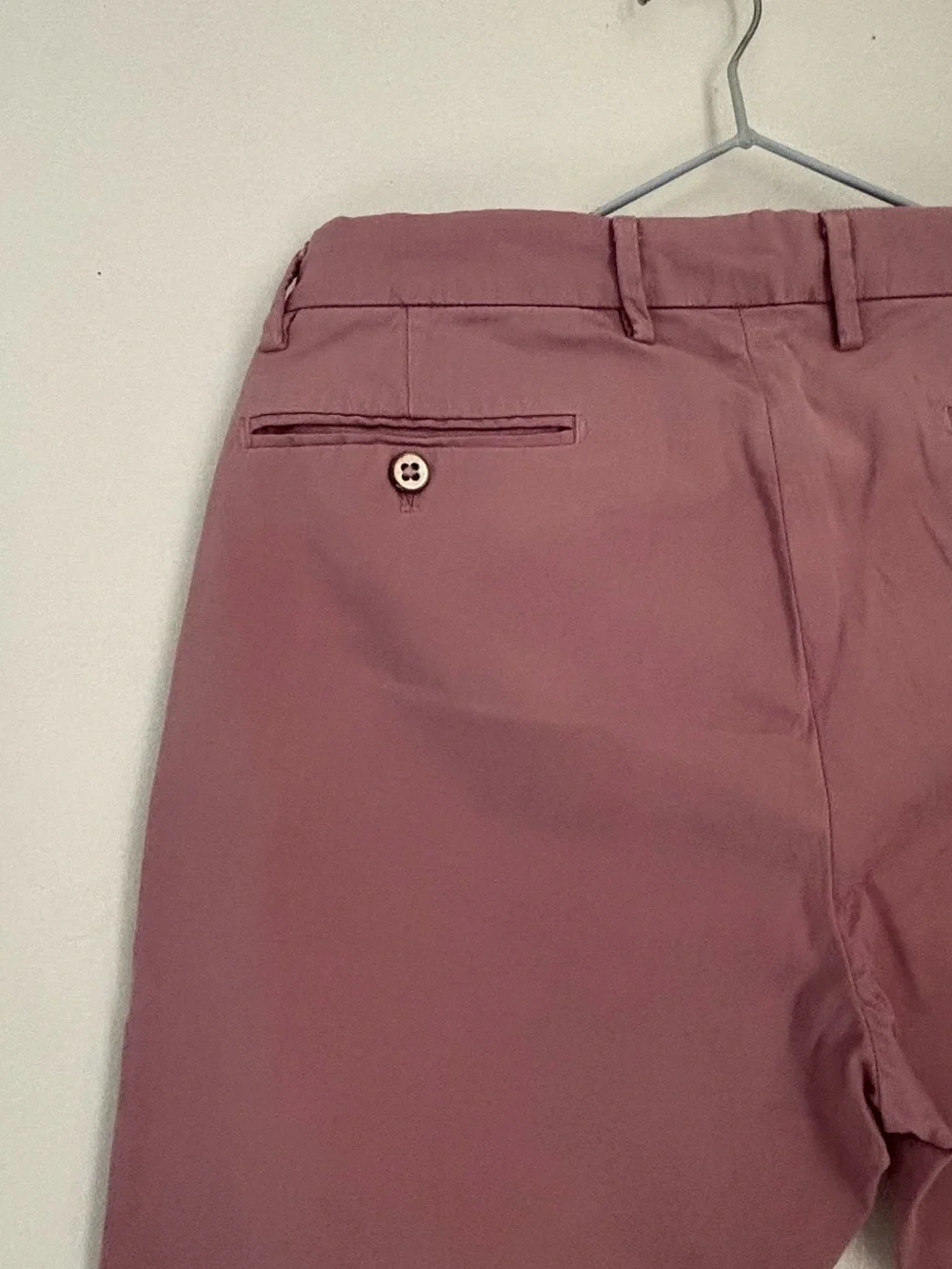 Mason's New York Men's Pink Cotton Chino Pants Made in Bulgaria- Size 46